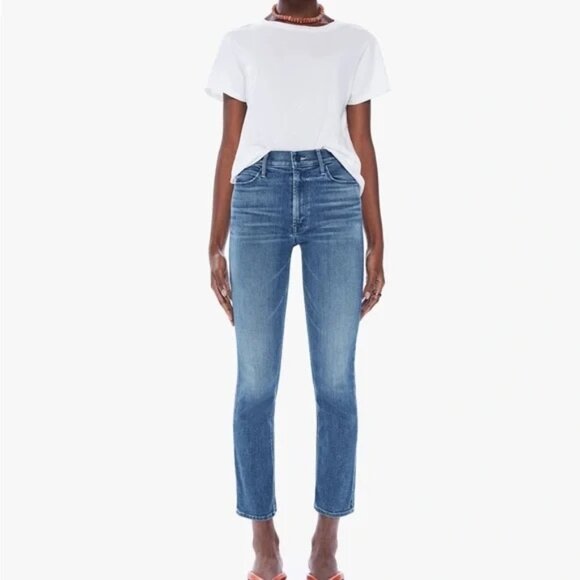 MOTHER The Mid Rise Dazzler Ankle Jeans - Picture 2 of 4